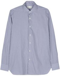 Luigi Borrelli Napoli - Stripe-pattern Cotton Shirt - Lyst