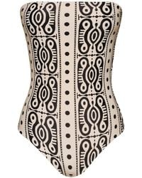 Johanna Ortiz - Alta Mar Printed Swimsuit - Lyst
