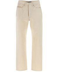 Jil Sander - High-Waisted Japanese Raw Denim Jeans - Lyst