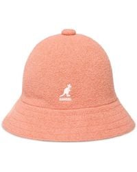 Kangol - Logo-Embroidered Textured Bucket Hat - Lyst