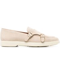 Santoni - Mocassini Con Fibbia Doppia - Lyst