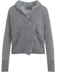 Ermanno Scervino - Vest Met Afwerking Van Kant - Lyst