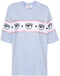 Chiara Ferragni - T-Shirt mit Eyelike-Motiv - Lyst