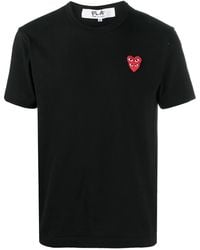 COMME DES GARÇONS PLAY - Heart Logo T-shirt - Lyst