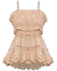 AllSaints - Camille Broderie-Anglaise Blouse - Lyst