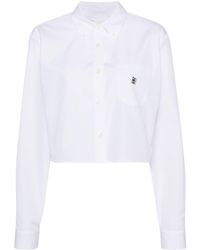 Givenchy - Camisa con placa del logo - Lyst