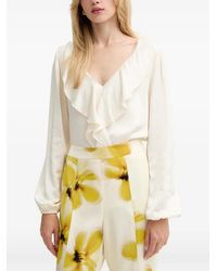Fracomina - Bluse mit Rüschen - Lyst