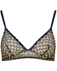 Laura Urbinati - Soutien-Gorge En Tulle À Motif - Lyst