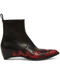 Maison Margiela - Heel-Less Western Flames Boots - Lyst