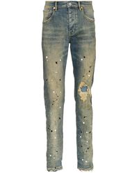 Purple Brand - Paint Splatter Jeans - Lyst