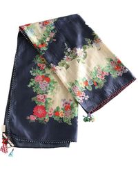 Péro - Floral Beaded Scarf - Lyst