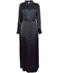Aspesi - Vestido camisero con cinturón - Lyst