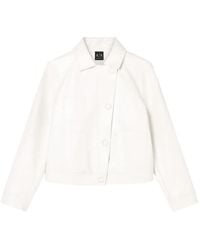 ARMANI EXCHANGE - Chest Pockets Buttoned Jacket - Lyst