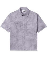 Izzue - Tie-dye Logo-print Shirt - Lyst