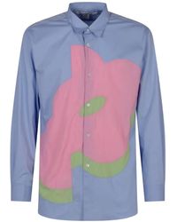 Comme des Garçons - Camicia Con Design Patchwork - Lyst