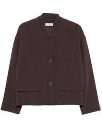 Alberto Biani - Button-Fastening Flap-Pocket Jacket - Lyst