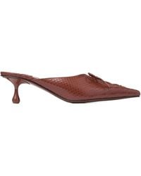 Jimmy Choo - 50Mm Scarlett Lace-Up Pointed-Toe Mules - Lyst