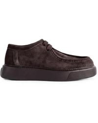 Referenc - Fernabee Calf Suede Sneakers - Lyst