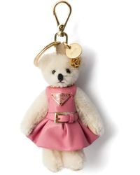 Prada - Teddy Taschenanhänger - Lyst