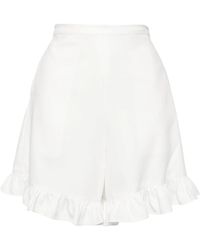 Bambah - Pantalones cortos Hibiscus con volantes - Lyst