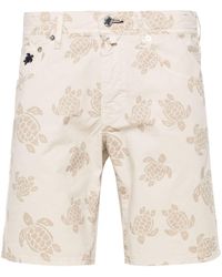 Vilebrequin - Turtles-print Cotton Shorts - Lyst