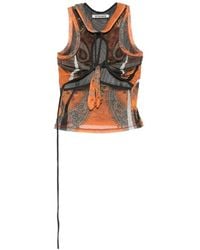 OTTOLINGER - Top Estampado Con Detalle De Lazo - Lyst