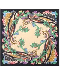 Etro - Floral-Patterned Scarf - Lyst
