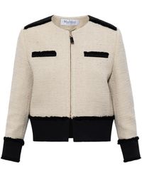 Max Mara - Pagaia Fringed Trim Jacket - Lyst
