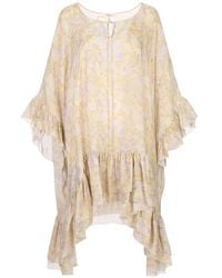 Chloé - Robe Asymétrique À Fleurs - Lyst