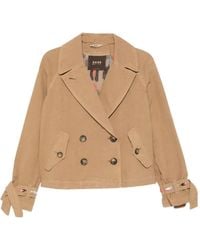Bazar Deluxe - Double-Breasted Trench Coat - Lyst