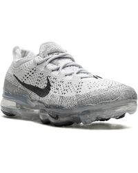 Nike - Air VaporMax 2023 Flyknit Pure Platinum Anthracite Sneakers - Lyst