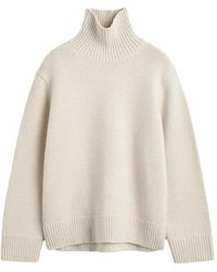 TOTEME - Pull Oversize À Col Roulé - Lyst