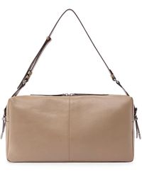 Pinko - Buckle-Detail Leather Shoulder Bag - Lyst