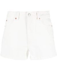 Alexander Wang - White Denim Shorts - Lyst