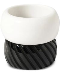 Emporio Armani - Spiral-Detail Bangles Set - Lyst