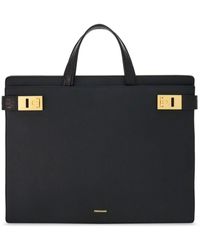 Ferragamo - Gancini-buckle Leather Briefcase - Lyst