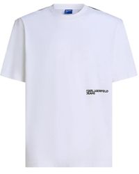 KARL LAGERFELD - Karl Lagerfeld Portrait T-Shirt - Lyst