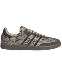 adidas - Samba Og Snakeskin-Effect Sneakers - Lyst