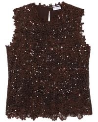Brunello Cucinelli - Top Con Lentejuelas - Lyst