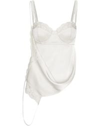 SEEN USERS - Picasso Lace-Trim Top - Lyst