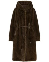 Seventy - Hooded Faux-Fur Jacket - Lyst