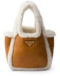 Prada - Lammy Mini Tas - Lyst