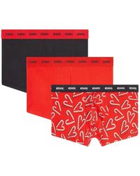 DIESEL - Damien-Gft-Utlt Logo-Waistband Printed Boxer (Pack Of Three) - Lyst