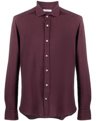 Boglioli - Long-Sleeve Cotton Shirt - Lyst