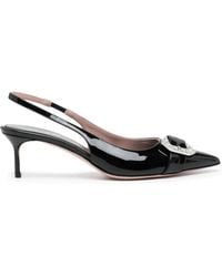 Gedebe - Buckle-Detail Leather Pumps - Lyst