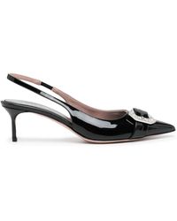 Gedebe - 50Mm Buckle-Detail Leather Sandals - Lyst