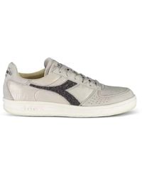 Diadora - B.Elite Glitter-Logo Sneakers - Lyst