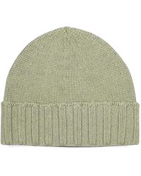Drumohr - Ribbed-Trim Cashmere Beanie Hat - Lyst
