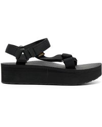 black platform tevas