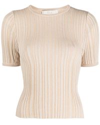 Tela - Crew-neck Knitted Top - Lyst